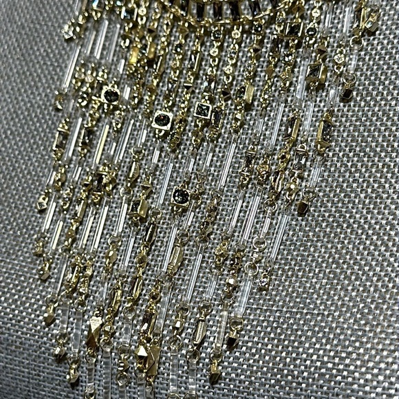 Kendra Scott Maxen Bib Statement Necklace in Gold Smoky Mix stunning pre… - Picture 5 of 10